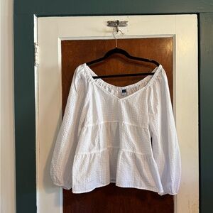 Large Old Navy Tiered Blouse